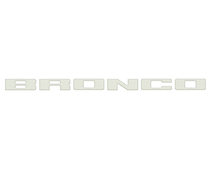 Front Grille Letters Overlays Fits 2021 - 2026 Ford Bronco Sport - Speedlogix