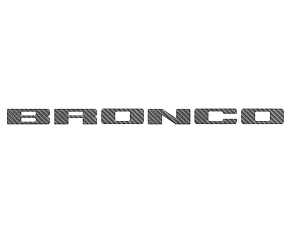 Front Grille Letters Overlays Fits 2021 - 2026 Ford Bronco Sport - Speedlogix