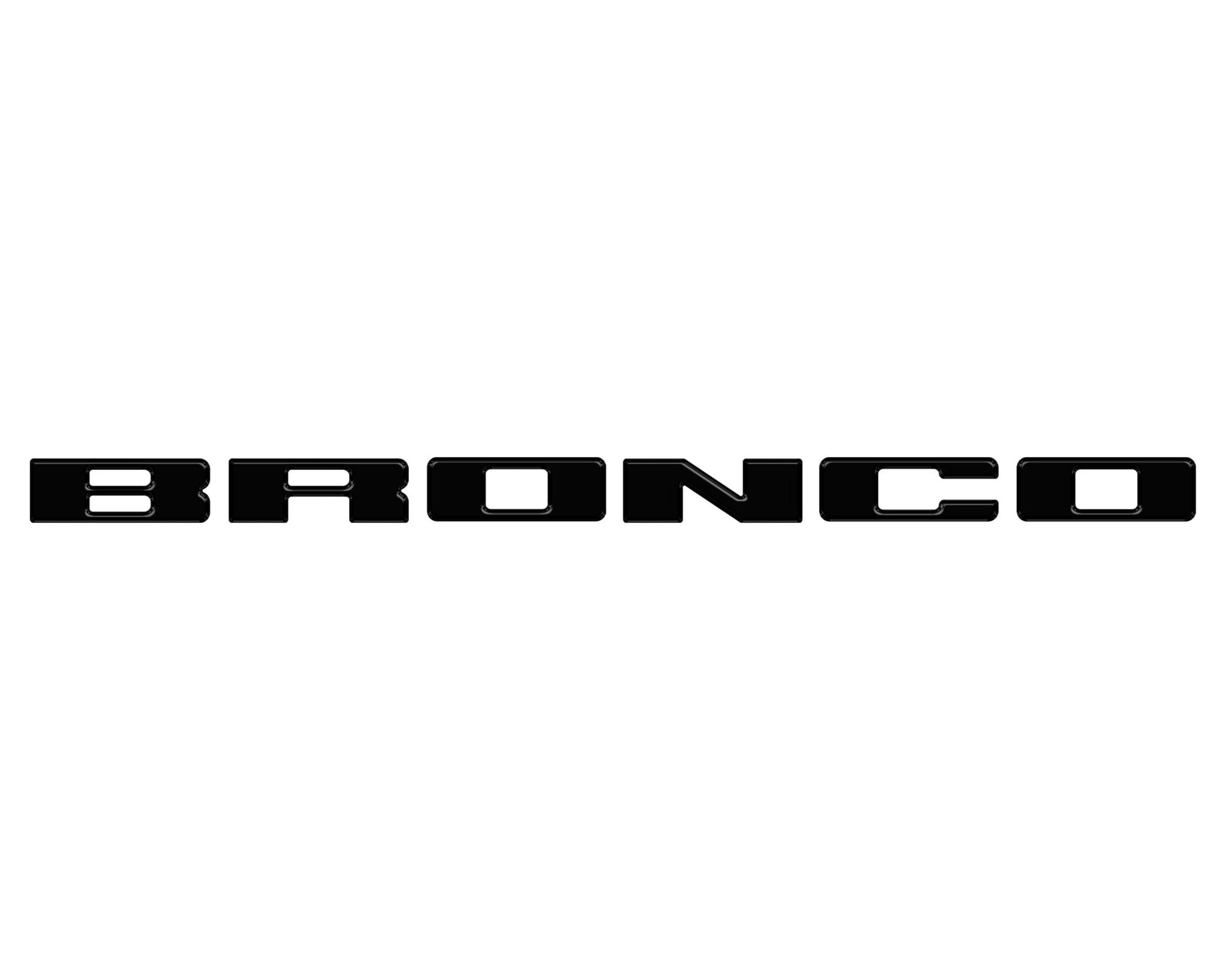 Front Grille Letters Overlays Fits 2021 - 2026 Ford Bronco Sport - Speedlogix