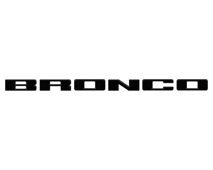Front Grille Letters Overlays Fits 2021 - 2026 Ford Bronco Sport - Speedlogix