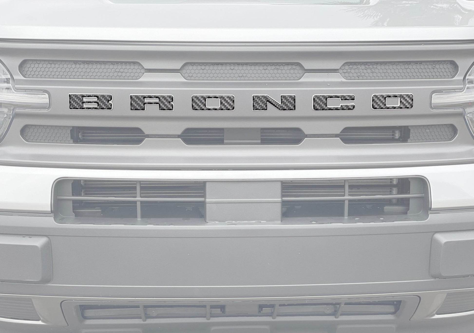 Front Grille Letters Overlays Fits 2021 - 2026 Ford Bronco Sport - Speedlogix