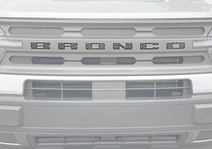 Front Grille Letters Overlays Fits 2021 - 2026 Ford Bronco Sport - Speedlogix