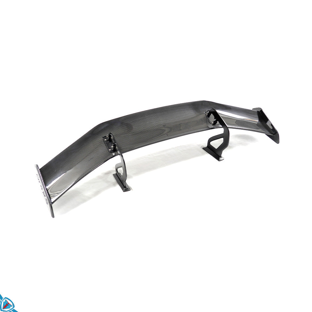 2017-2025 Porsche 718 Boxster & Cayman (982) GT4 RS Style Dry Carbon Fiber Swan Neck Wing | FYBR Aerodynamics