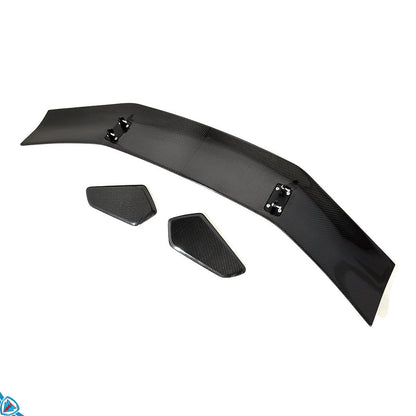2017-2025 Porsche 718 Boxster & Cayman (982) GT4 RS Style Dry Carbon Fiber Swan Neck Wing | FYBR Aerodynamics