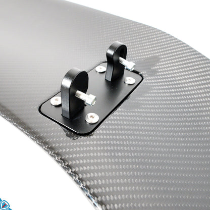 2017-2025 Porsche 718 Boxster & Cayman (982) GT4 RS Style Dry Carbon Fiber Swan Neck Wing | FYBR Aerodynamics