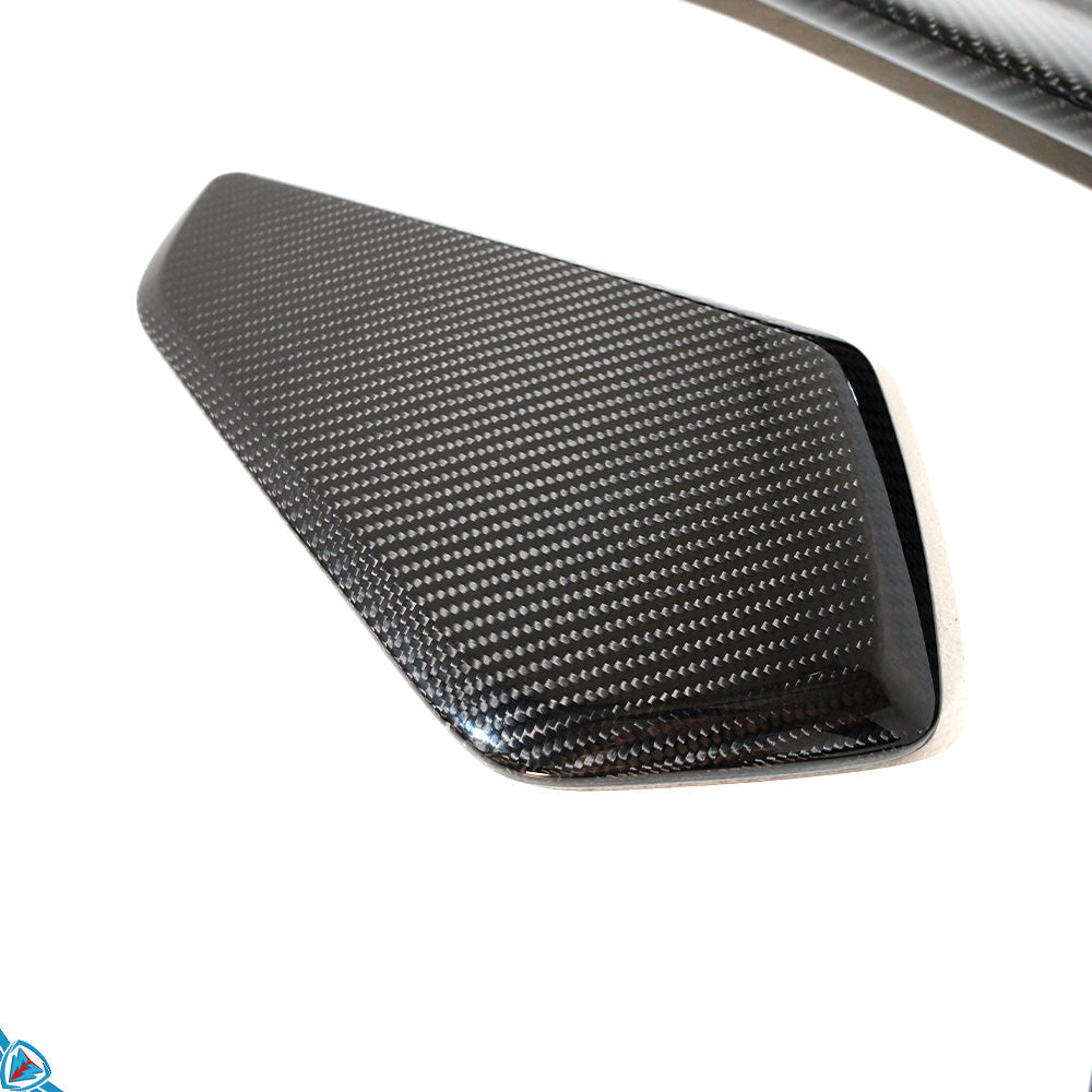 2017-2025 Porsche 718 Boxster & Cayman (982) GT4 RS Style Dry Carbon Fiber Swan Neck Wing | FYBR Aerodynamics