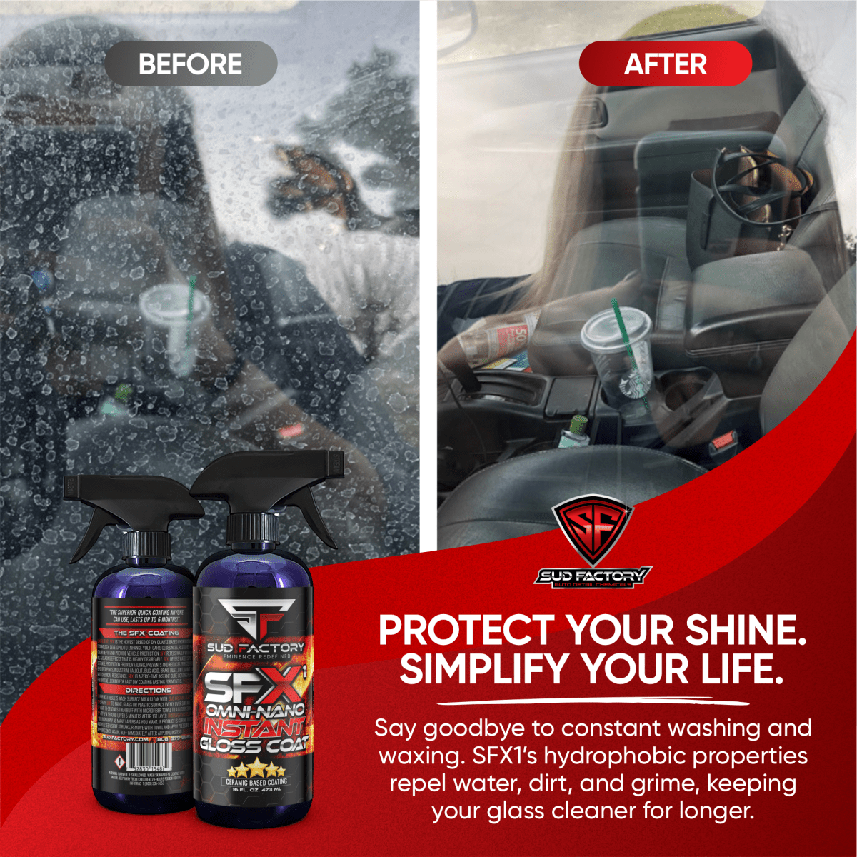 Glass Waterspot Removal & Protection Full Size Kit