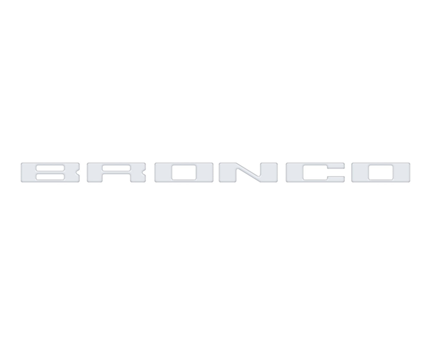 Glove Box Letters Inserts Fits 2021 - 2026 Ford Bronco - Speedlogix