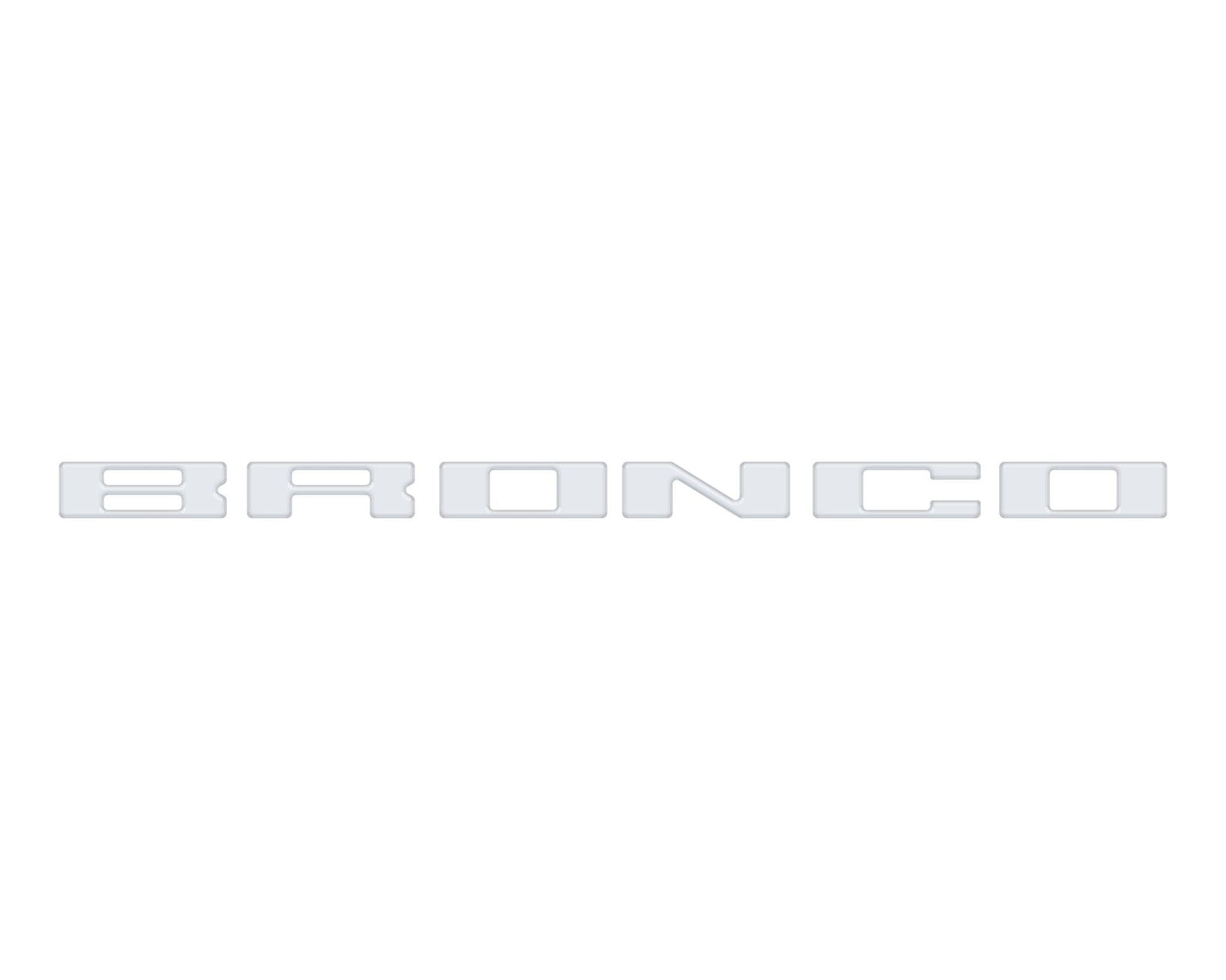 Glove Box Letters Inserts Fits 2021 - 2026 Ford Bronco - Speedlogix