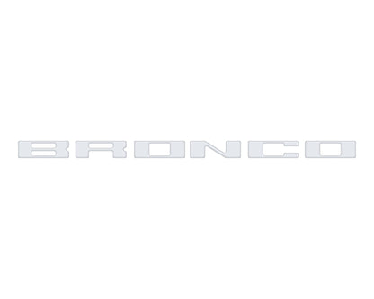Glove Box Letters Inserts Fits 2021 - 2026 Ford Bronco - Speedlogix