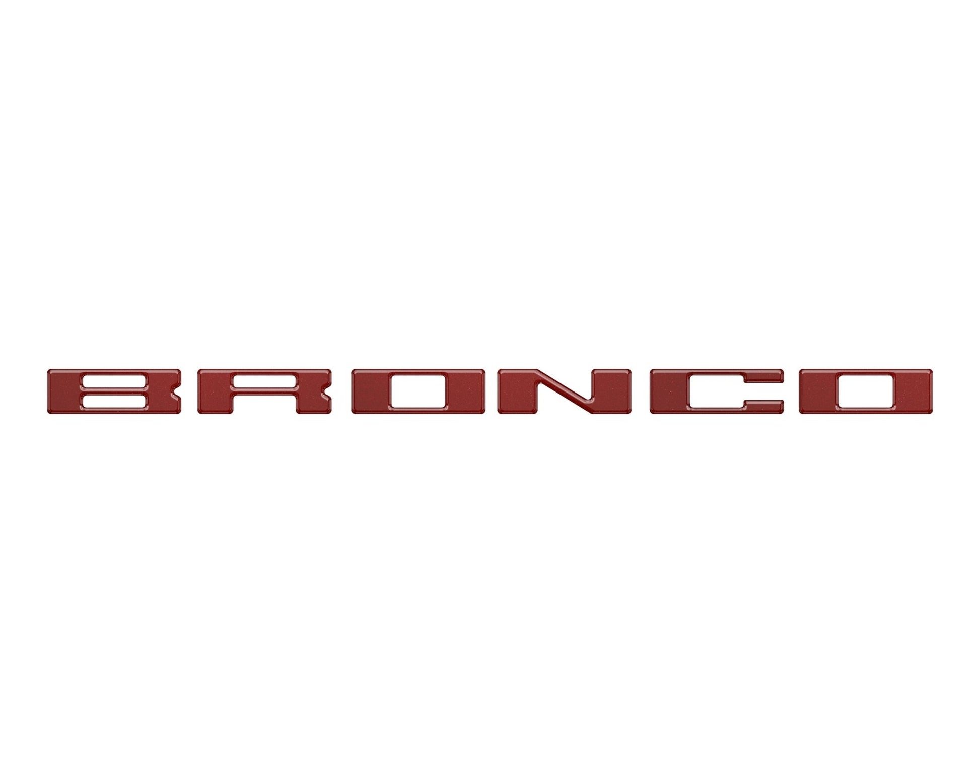 Glove Box Letters Inserts Fits 2021 - 2026 Ford Bronco - Speedlogix