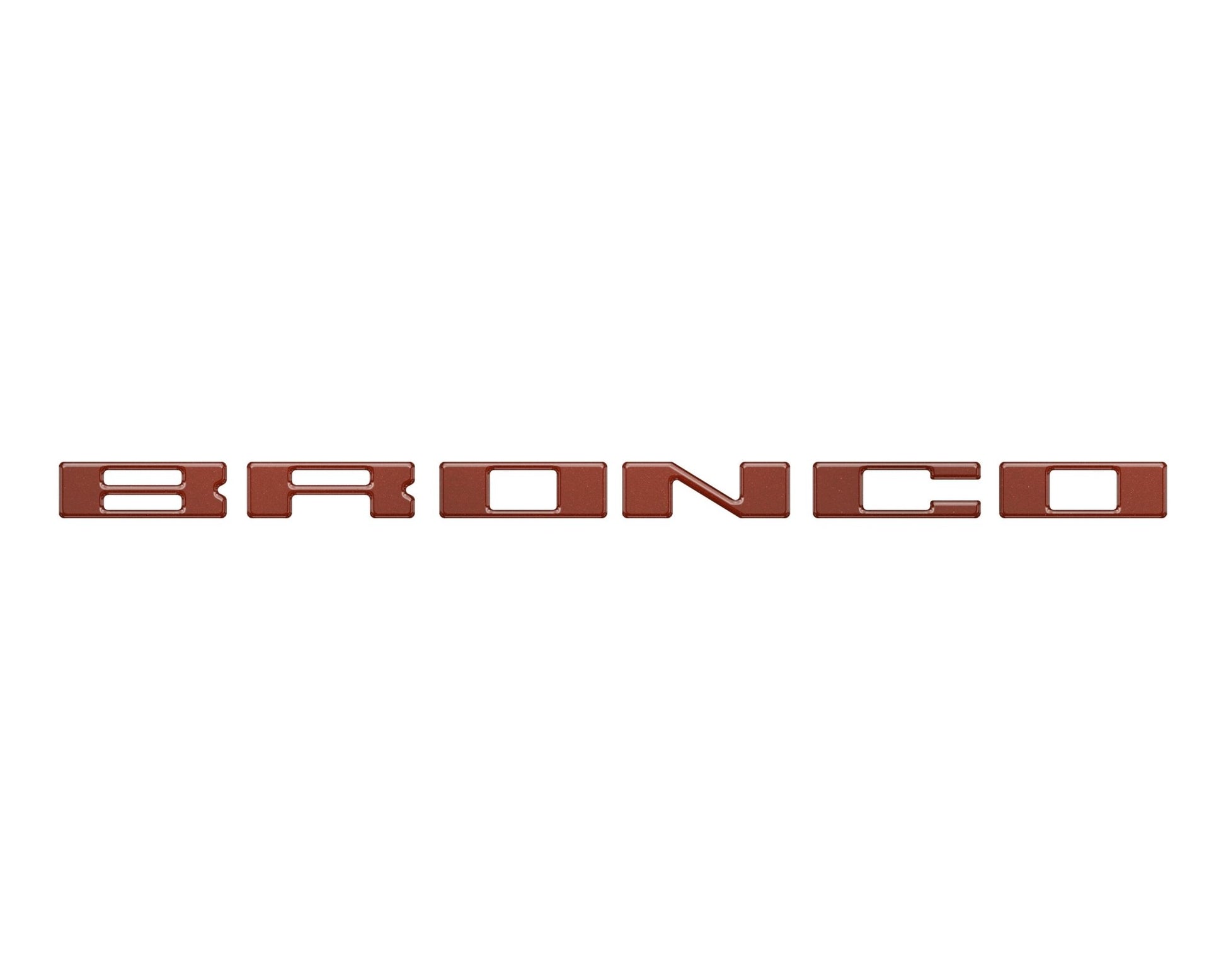 Glove Box Letters Inserts Fits 2021 - 2026 Ford Bronco - Speedlogix