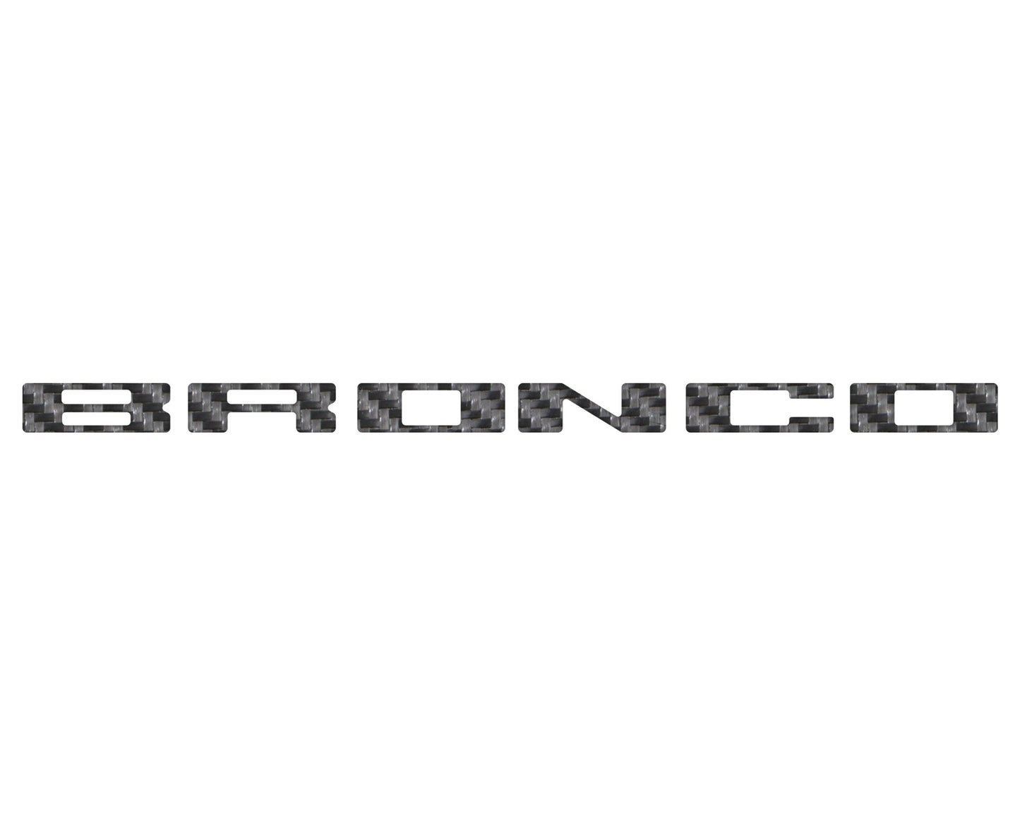 Glove Box Letters Inserts Fits 2021 - 2026 Ford Bronco - Speedlogix