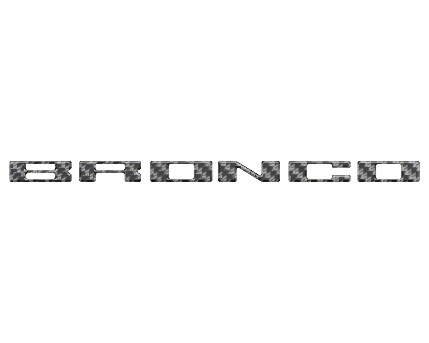 Glove Box Letters Inserts Fits 2021 - 2026 Ford Bronco - Speedlogix