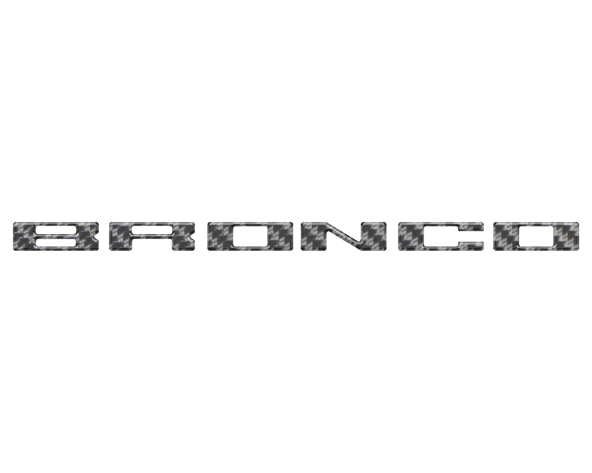 Glove Box Letters Inserts Fits 2021 - 2026 Ford Bronco - Speedlogix
