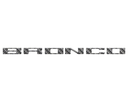 Glove Box Letters Inserts Fits 2021 - 2026 Ford Bronco - Speedlogix