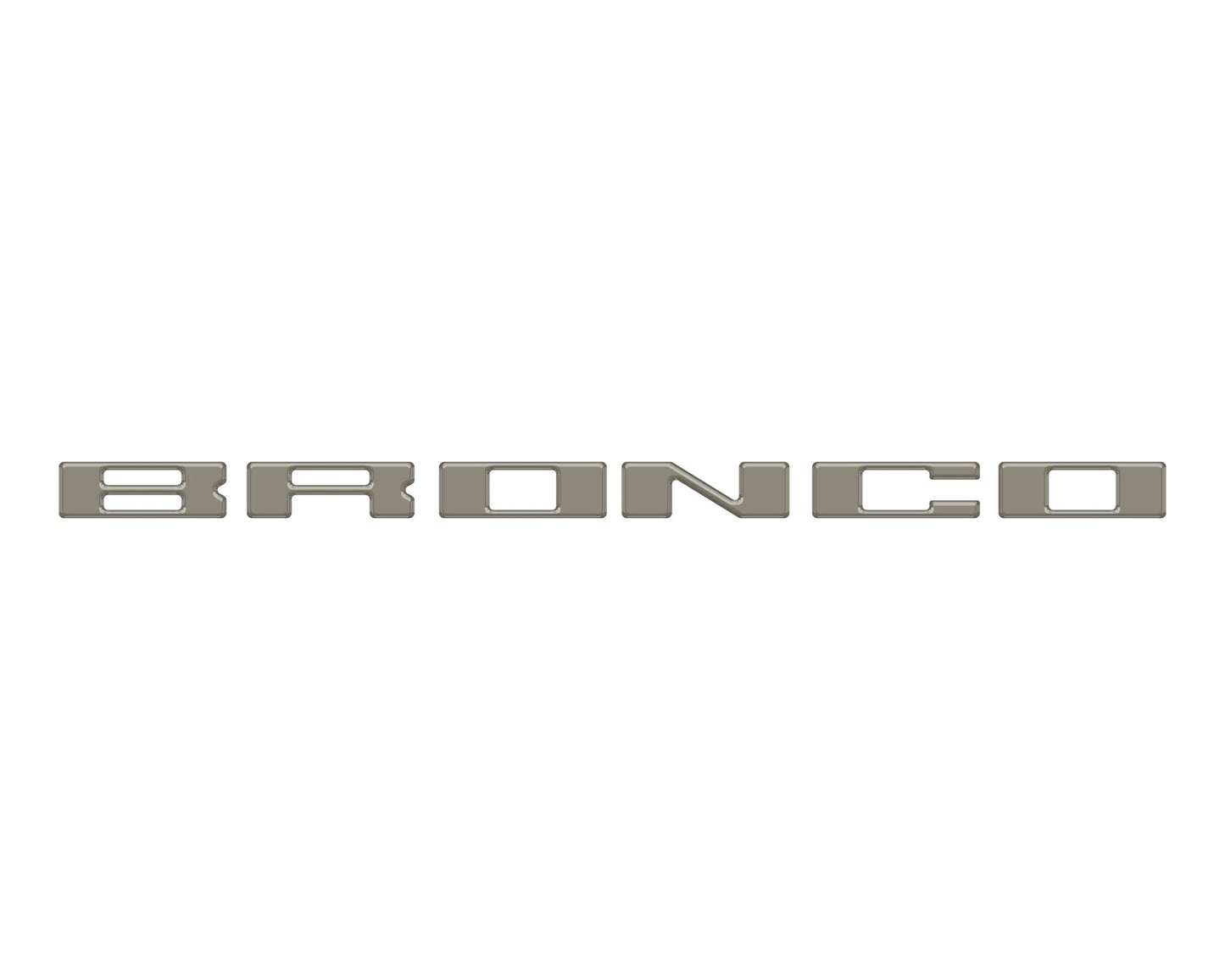 Glove Box Letters Inserts Fits 2021 - 2026 Ford Bronco - Speedlogix