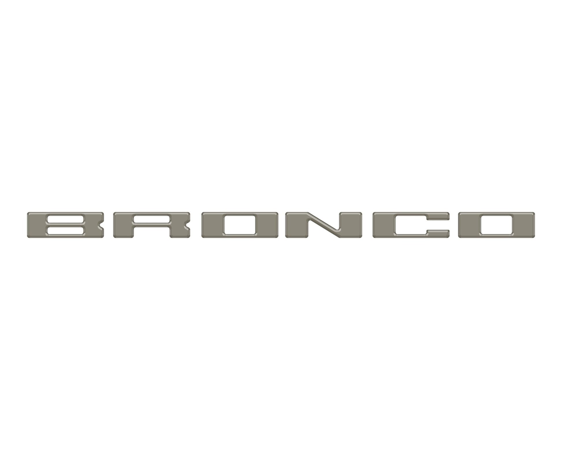 Glove Box Letters Inserts Fits 2021 - 2026 Ford Bronco - Speedlogix