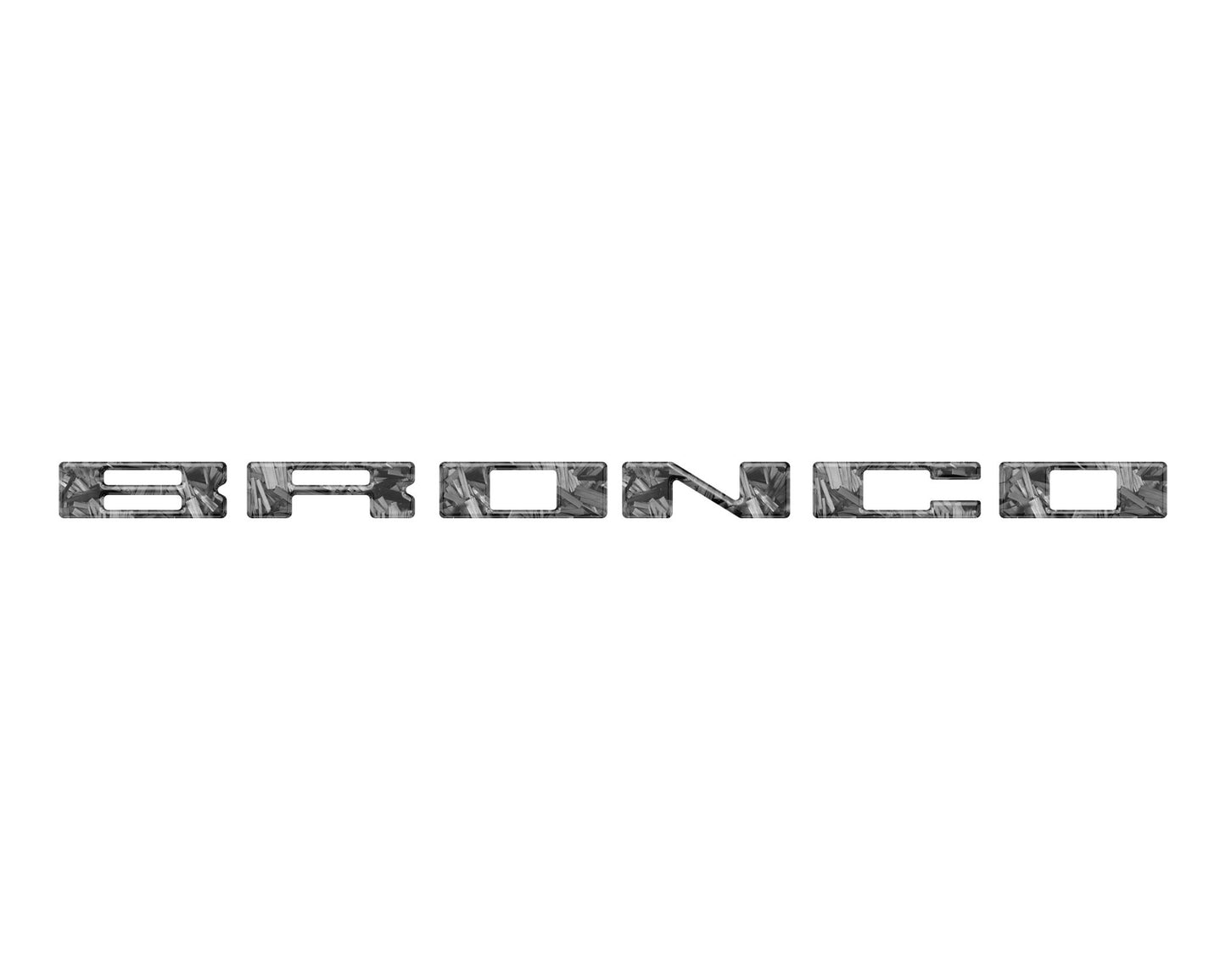 Glove Box Letters Inserts Fits 2021 - 2026 Ford Bronco - Speedlogix
