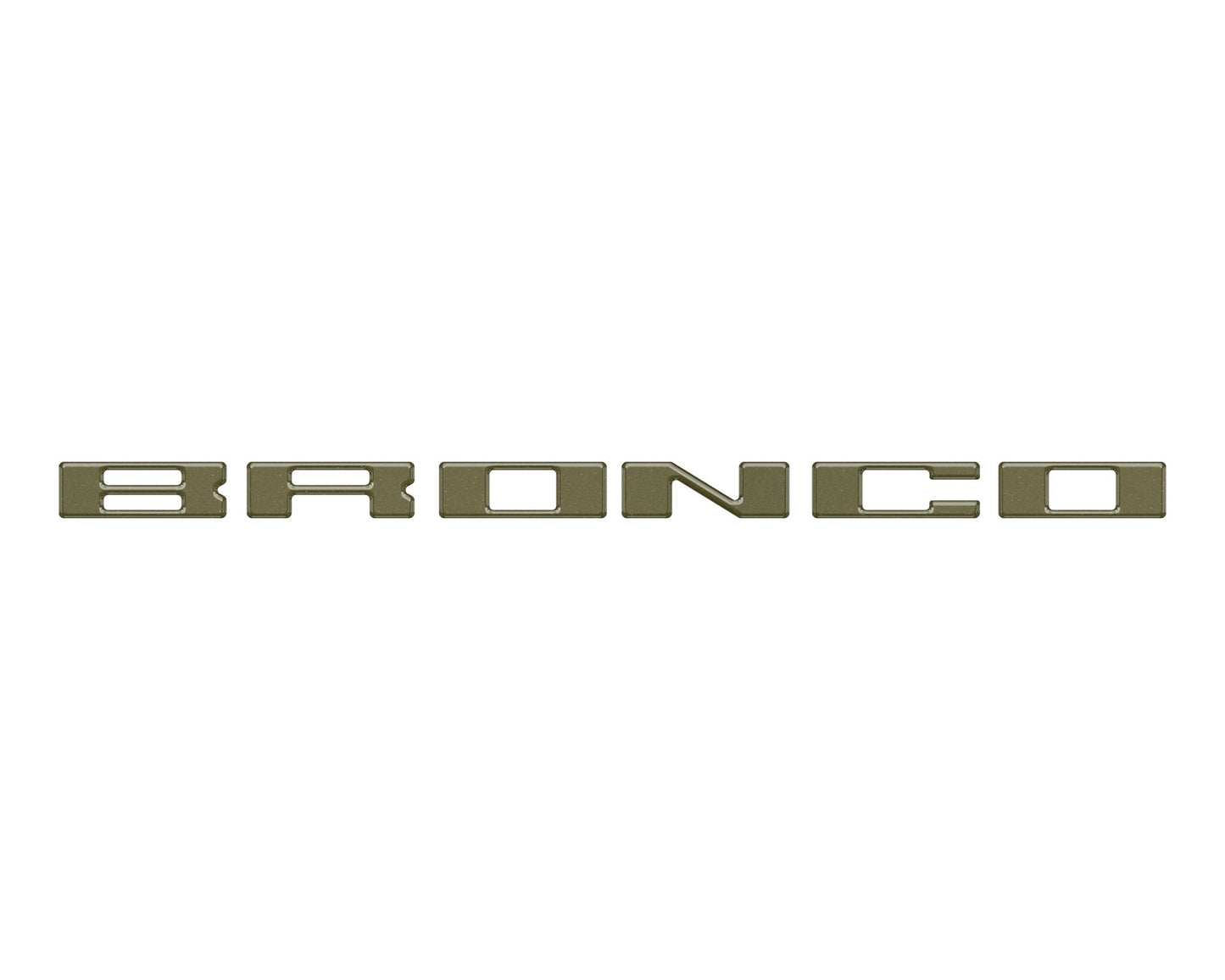 Glove Box Letters Inserts Fits 2021 - 2026 Ford Bronco - Speedlogix