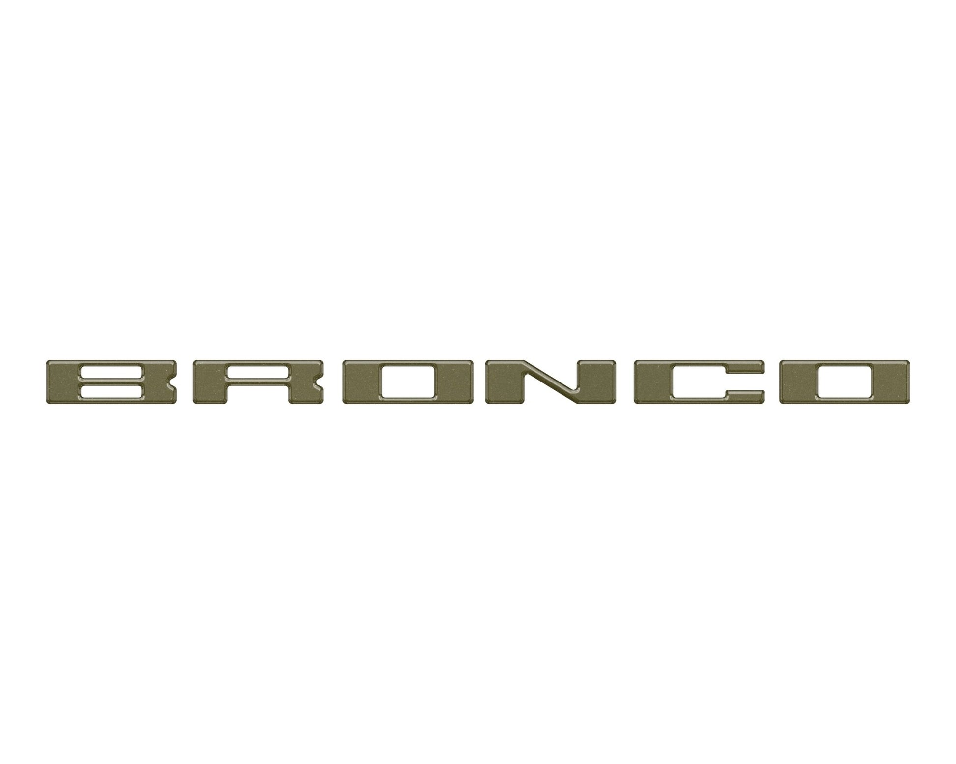 Glove Box Letters Inserts Fits 2021 - 2026 Ford Bronco - Speedlogix