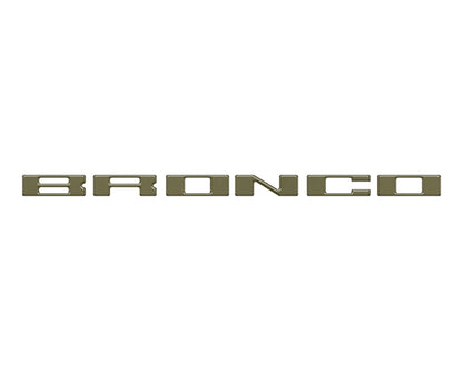Glove Box Letters Inserts Fits 2021 - 2026 Ford Bronco - Speedlogix