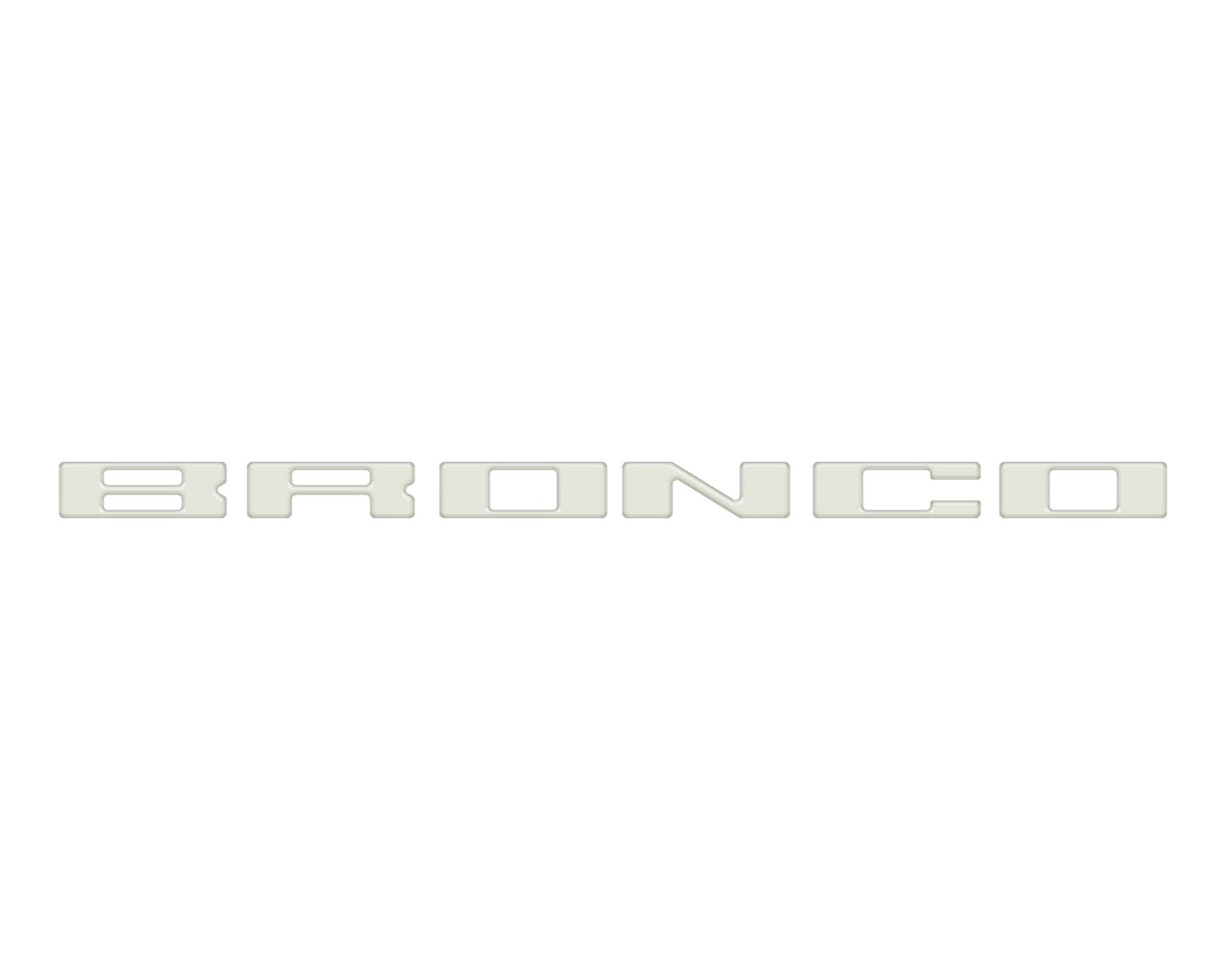 Glove Box Letters Inserts Fits 2021 - 2026 Ford Bronco - Speedlogix