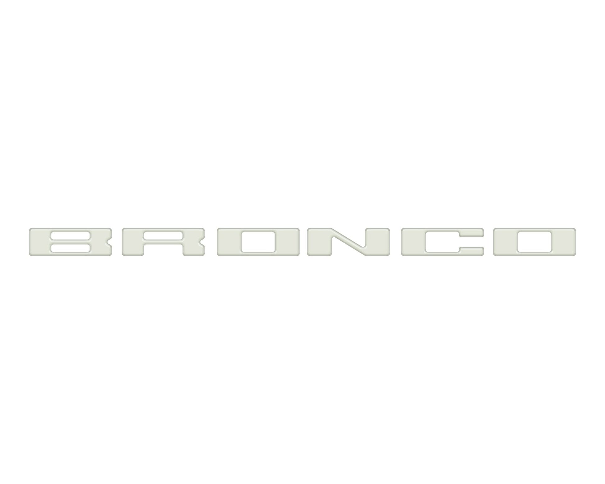Glove Box Letters Inserts Fits 2021 - 2026 Ford Bronco - Speedlogix