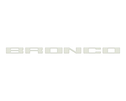 Glove Box Letters Inserts Fits 2021 - 2026 Ford Bronco - Speedlogix