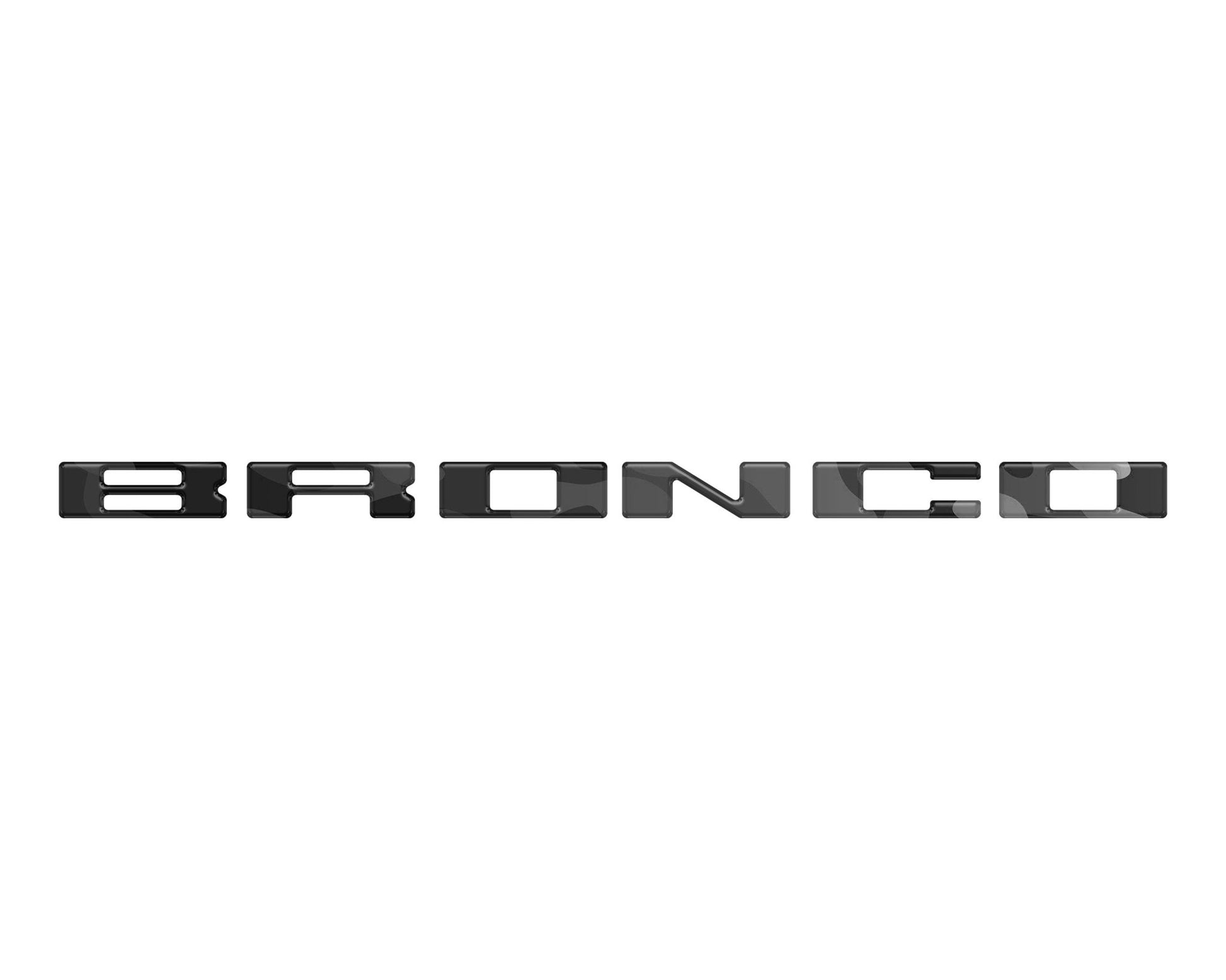 Glove Box Letters Inserts Fits 2021 - 2026 Ford Bronco - Speedlogix