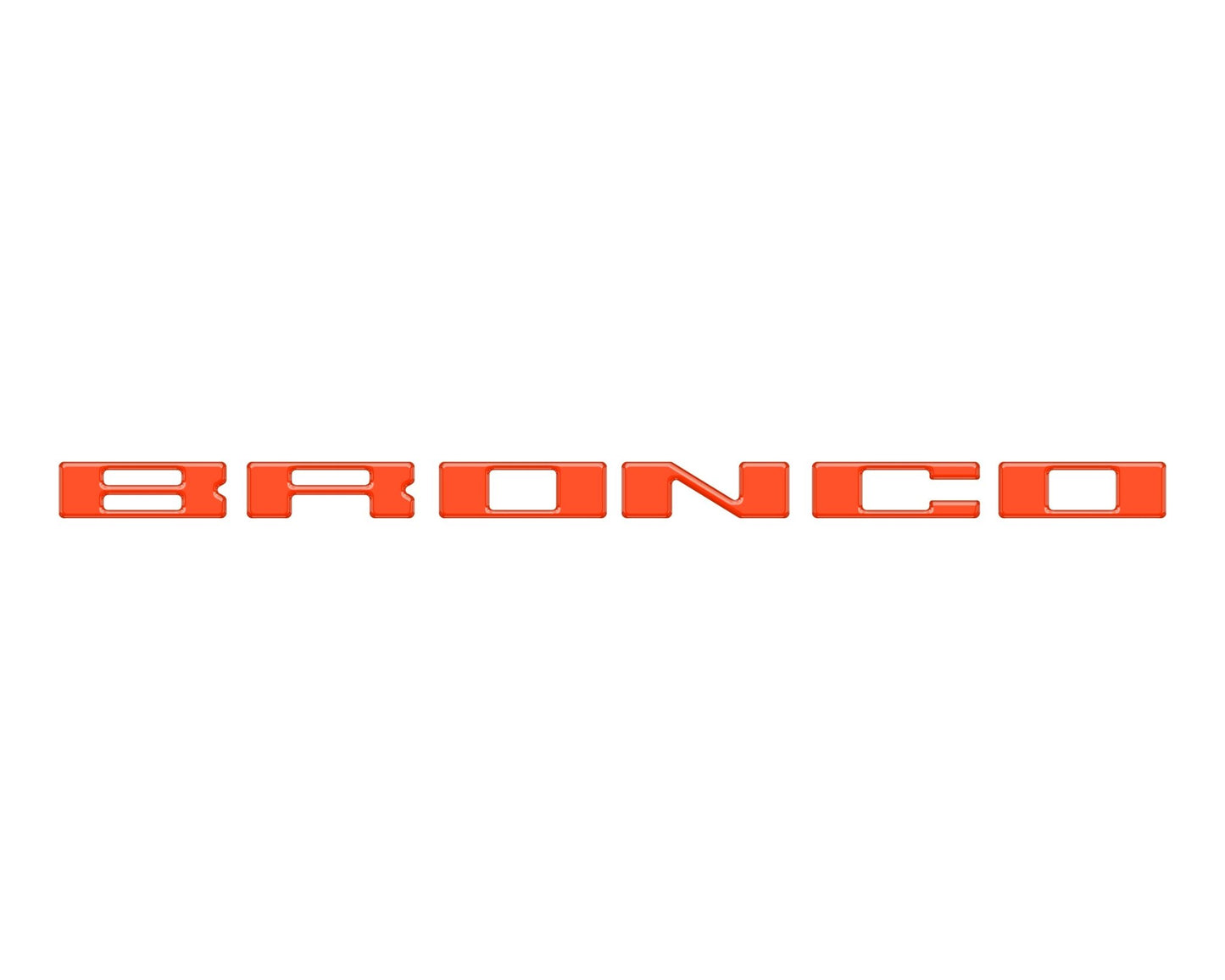 Glove Box Letters Inserts Fits 2021 - 2026 Ford Bronco - Speedlogix