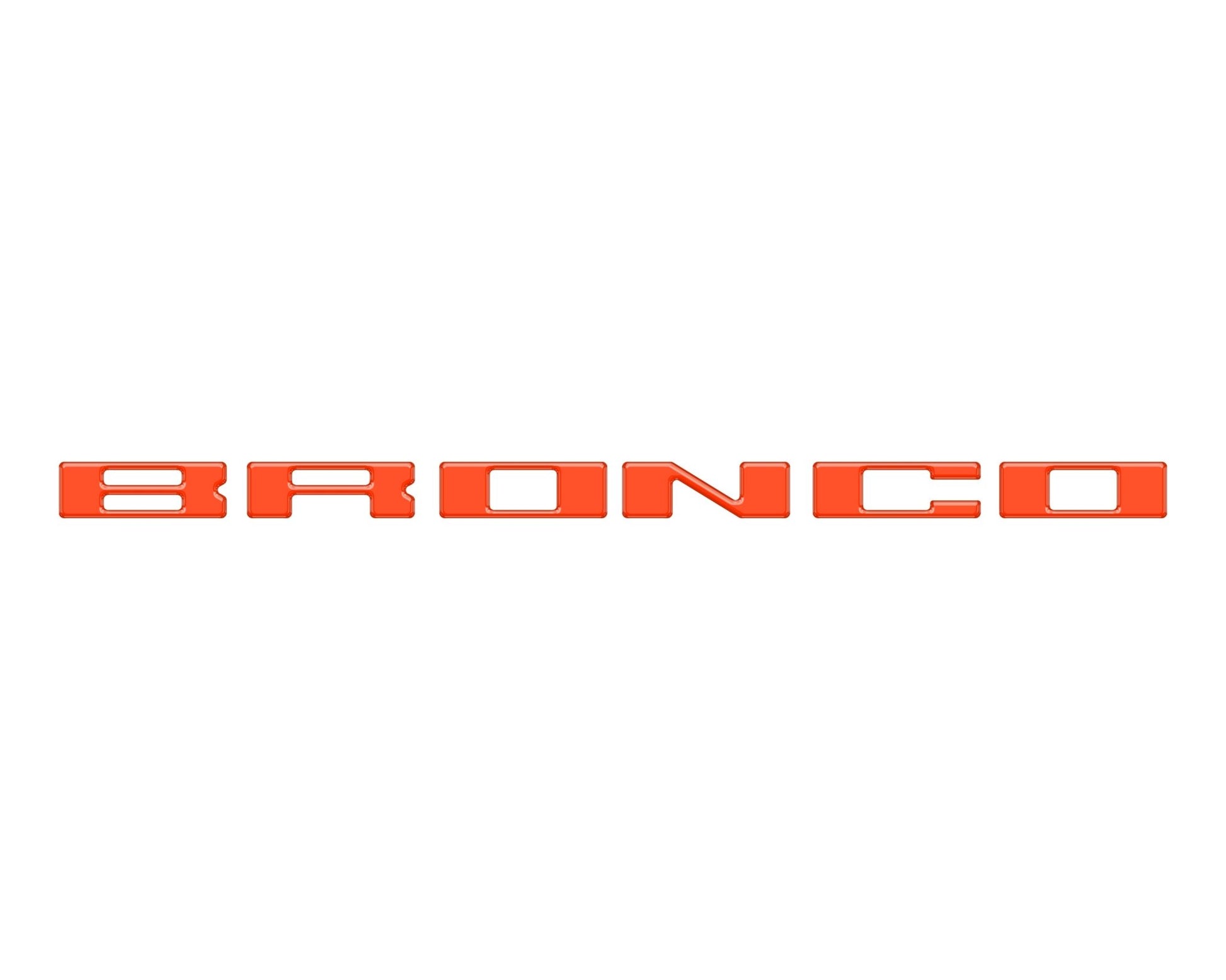 Glove Box Letters Inserts Fits 2021 - 2026 Ford Bronco - Speedlogix