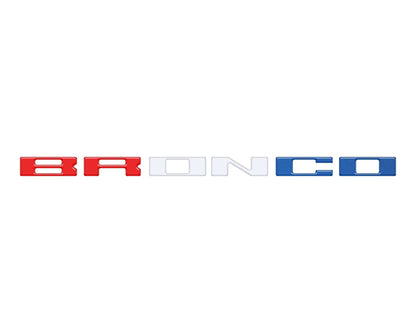 Glove Box Letters Inserts Fits 2021 - 2026 Ford Bronco - Speedlogix
