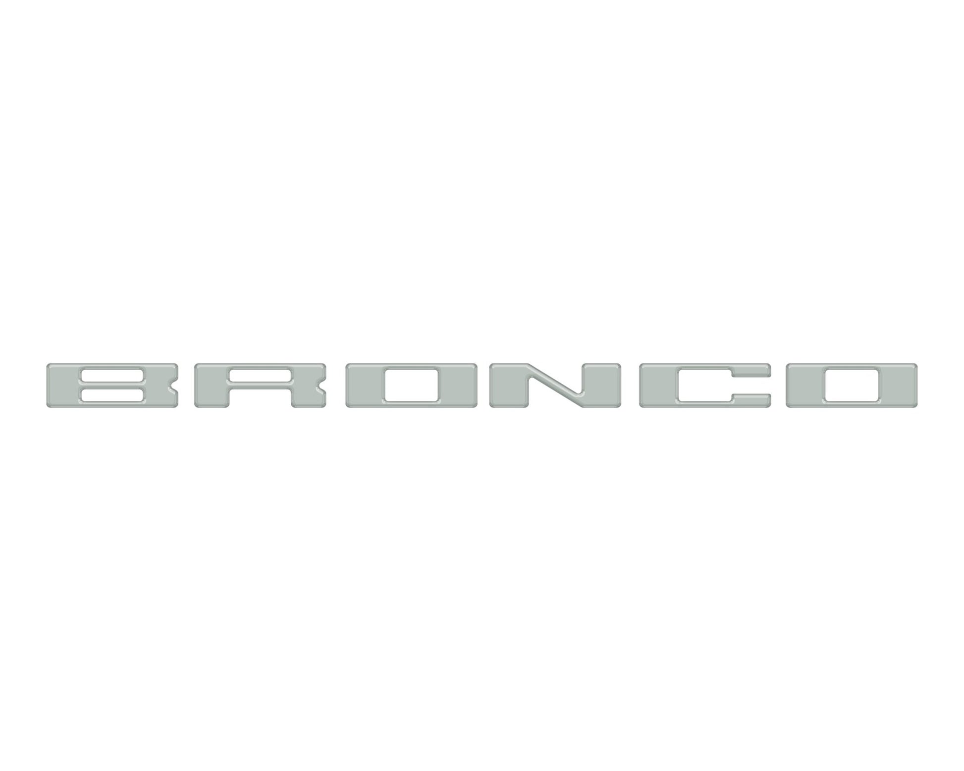 Glove Box Letters Inserts Fits 2021 - 2026 Ford Bronco - Speedlogix