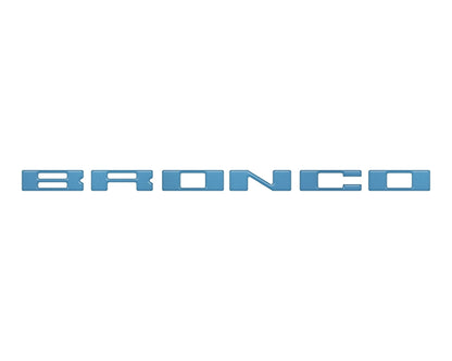 Glove Box Letters Inserts Fits 2021 - 2026 Ford Bronco - Speedlogix