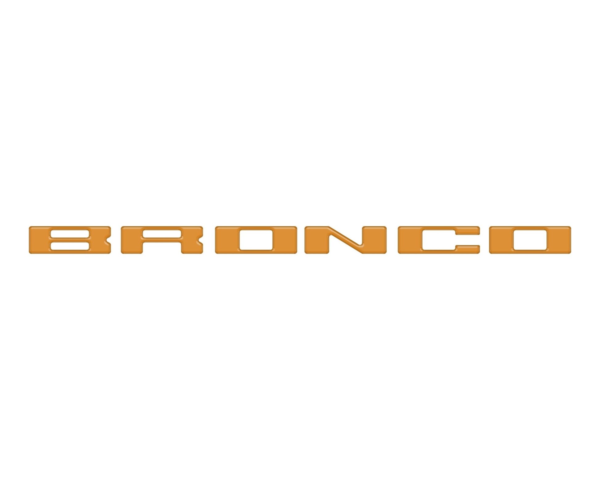 Glove Box Letters Inserts Fits 2021 - 2026 Ford Bronco - Speedlogix