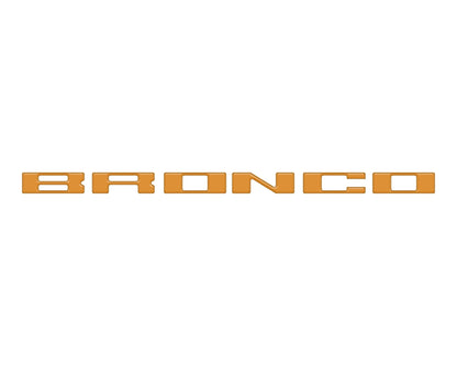 Glove Box Letters Inserts Fits 2021 - 2026 Ford Bronco - Speedlogix
