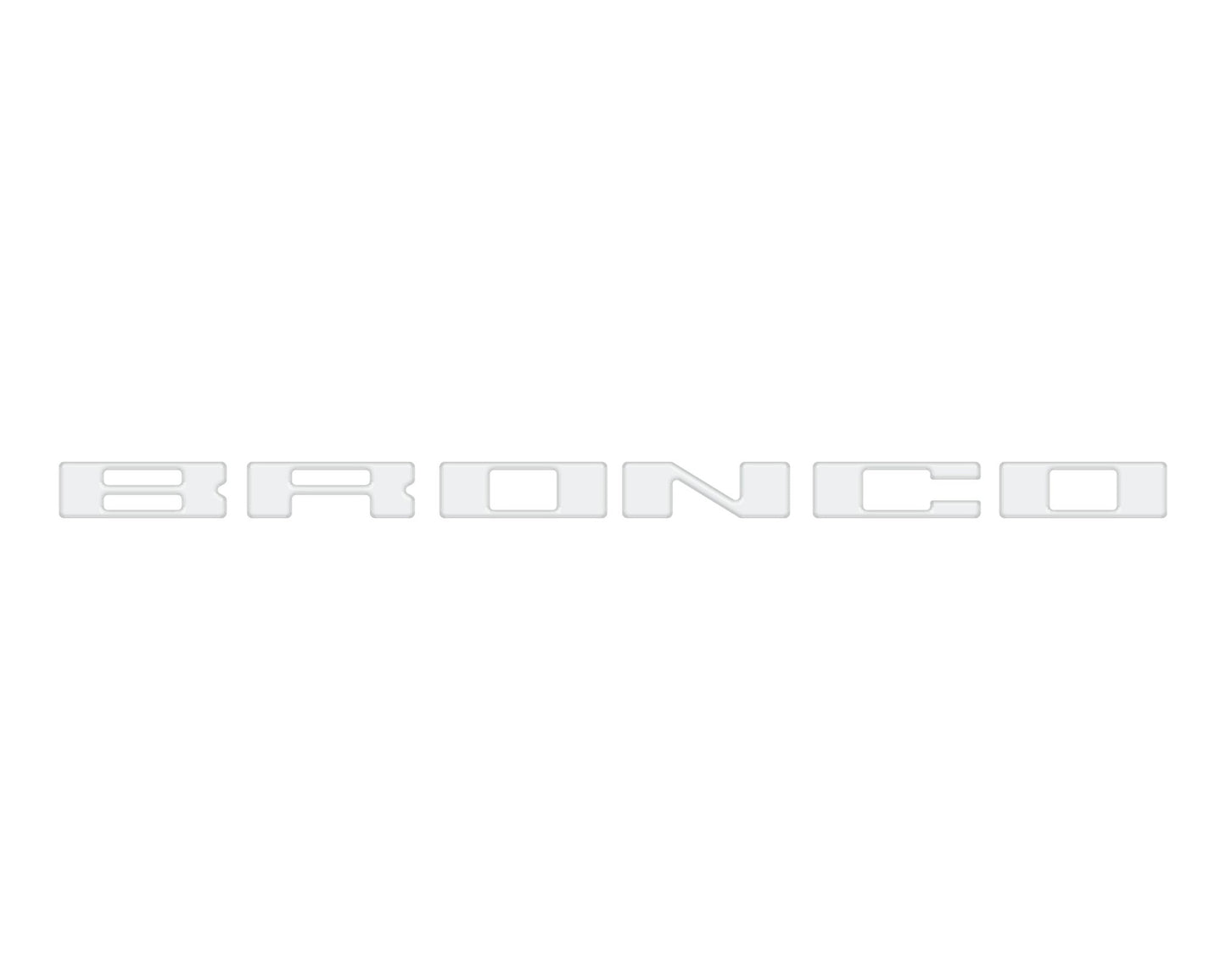 Glove Box Letters Inserts Fits 2021 - 2026 Ford Bronco - Speedlogix