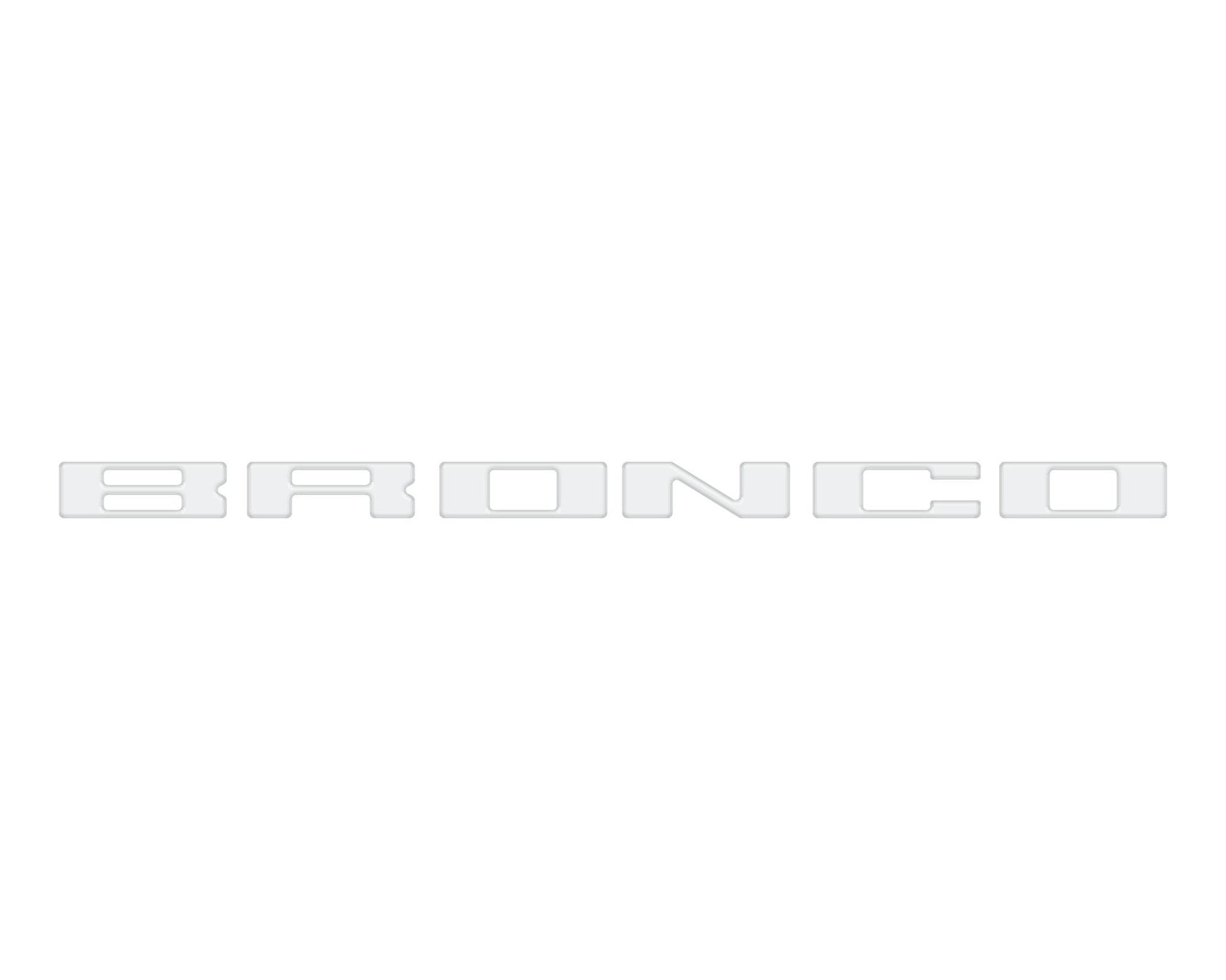 Glove Box Letters Inserts Fits 2021 - 2026 Ford Bronco - Speedlogix