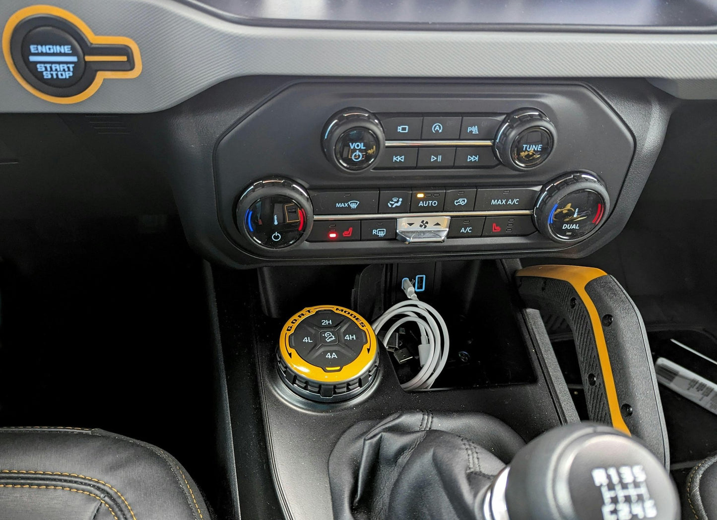 GOAT Mode Dial Ring Overlay V1 - 2021+ Bronco - Speedlogix