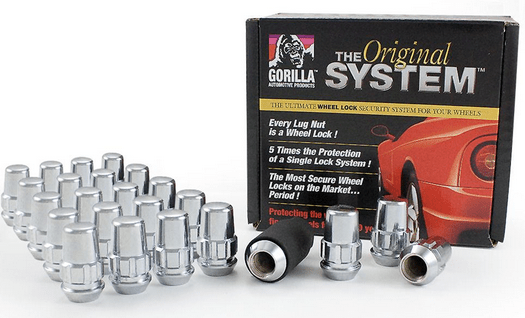 Gorilla 24 Chrome Locking Lug Nuts 2020 - 2024 Bronco - Speedlogix