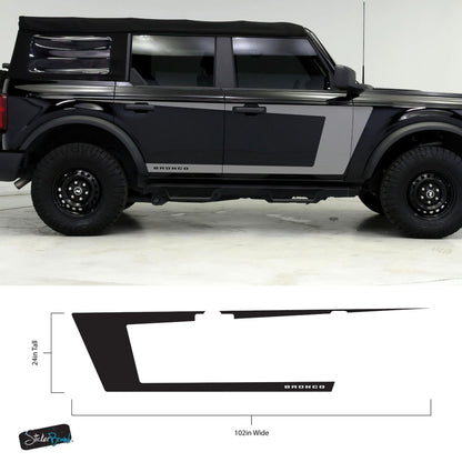 Graphic Decal for Ford Bronco. 6995 - Speedlogix