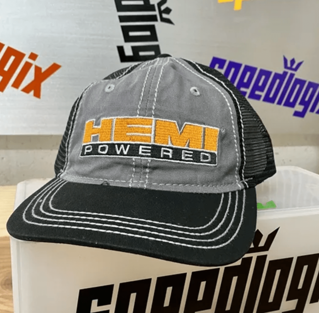 Grey/Black Hemi Powered Hat - Speedlogix