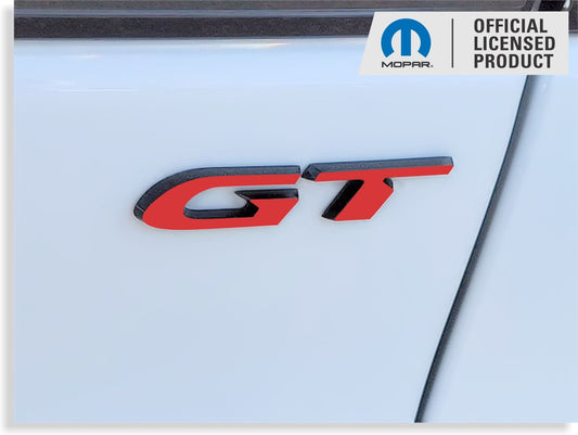 GT Emblem Overlay Decal - 2023 - 2025 Dodge Hornet GT - Speedlogix