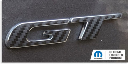 GT Fender Emblem Overlay Decals - 2017 - 2018 Dodge Challenger GT - Speedlogix
