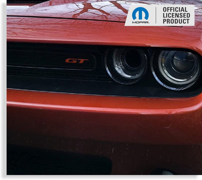 GT Grille Emblem Overlay Decal - 2019 - 2023 Dodge Challenger GT - Speedlogix