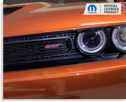 GT Grille Emblem Overlay Decal - 2019 - 2023 Dodge Challenger GT - Speedlogix