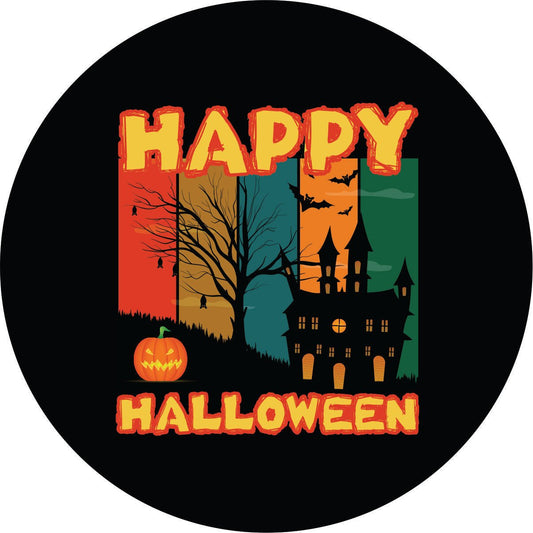 Happy Halloween Bronco Spare Tire Cover - Speedlogix