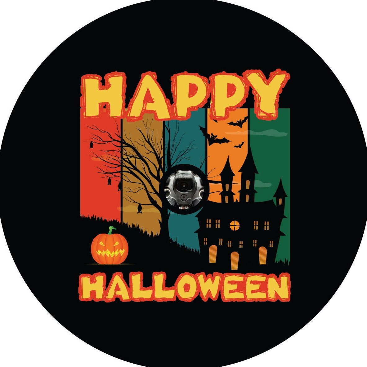 Happy Halloween Bronco Spare Tire Cover - Speedlogix