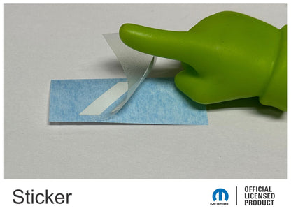 Hash Mark Grille Emblem Overlay Decal - 23 - 25 Hornet - Speedlogix